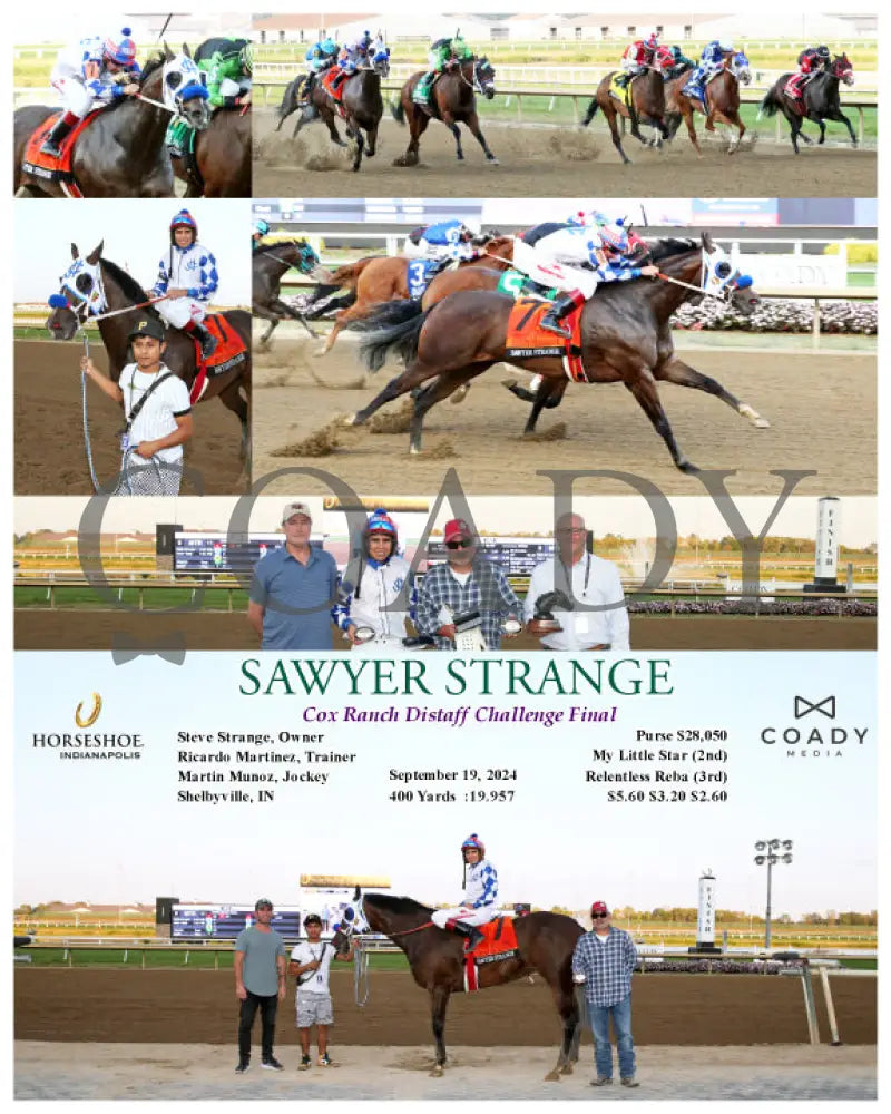Sawyer Strange - Cox Ranch Distaff Challenge Final 09-19-24 R11 Ind Indiana Grand