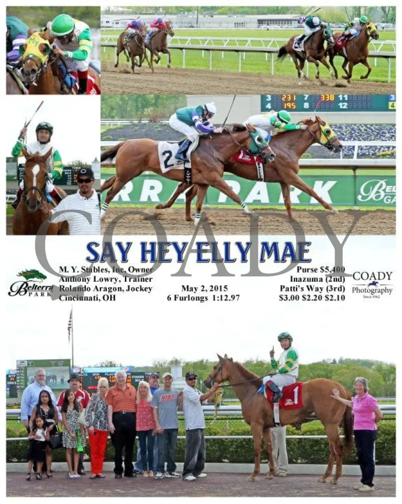 Say Hey Elly Mae - 050215 Race 02 Btp Belterra Park