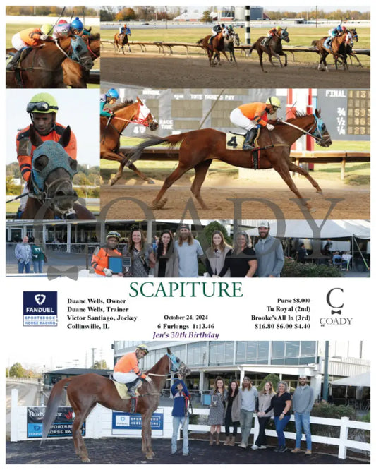 Scapiture - 10-24-24 R02 Fan Fanduel Sportsbook Horse Racing