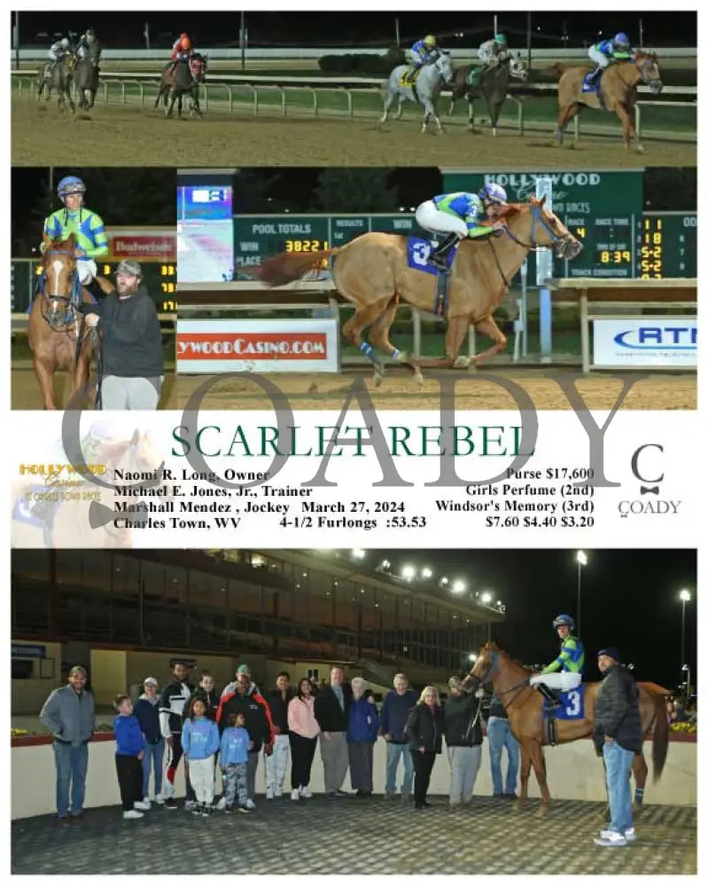 Scarlet Rebel - 03 - 27 - 24 R04 Ct Hollywood Casino At Charles Town Races