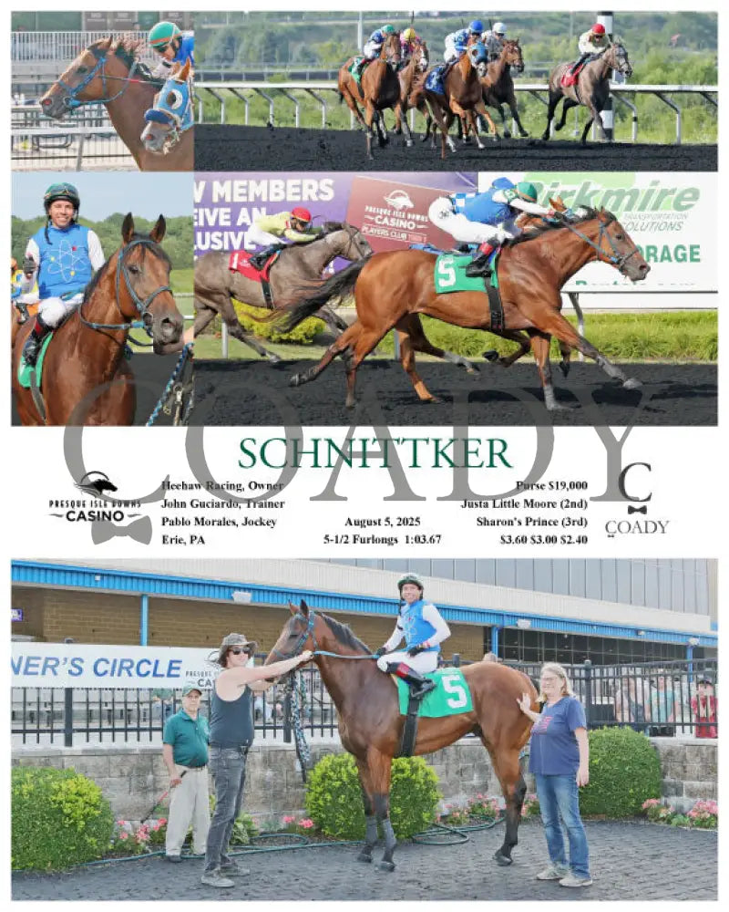 SCHNITTKER - 08-05-25 - R06 - PID Presque Isle Downs