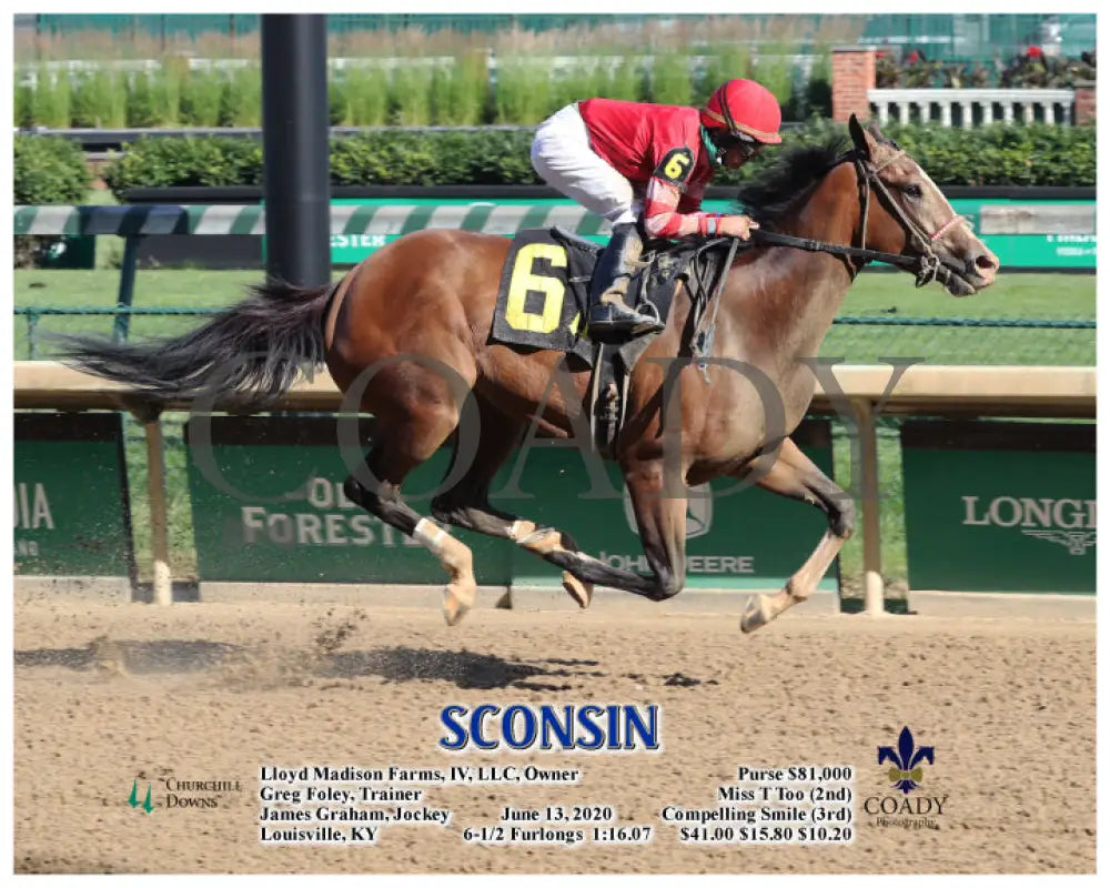 Sconsin - 06-13-20 R10 Cd Action Churchill Downs