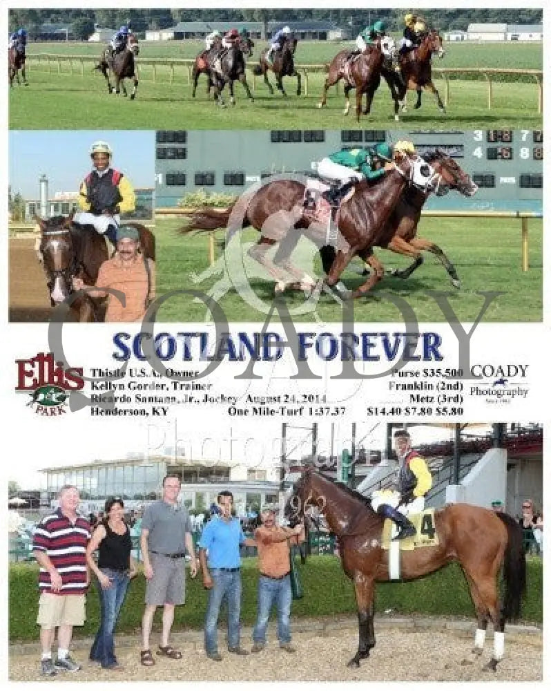 Scotland Forever - 082414 Race 09 Elp Ellis Park