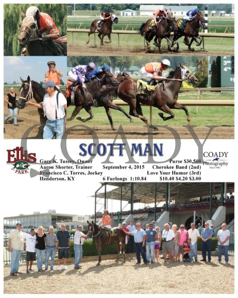 Scott Man - 090415 Race 04 Elp Ellis Park