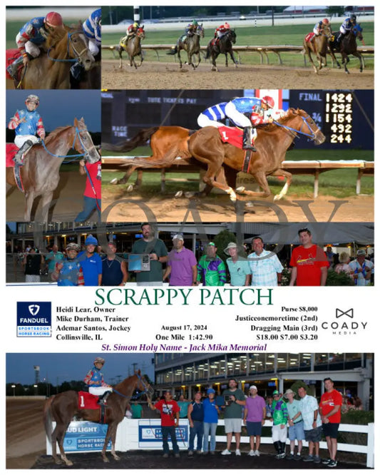 Scrappy Patch - 08-17-24 R02 Fan Fanduel Sportsbook Horse Racing