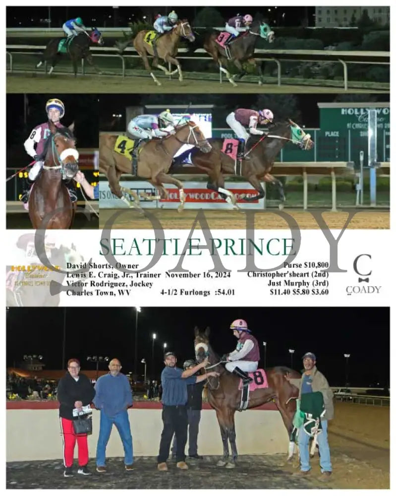 Seattle Prince - 11-16-24 R03 Ct Hollywood Casino At Charles Town Races
