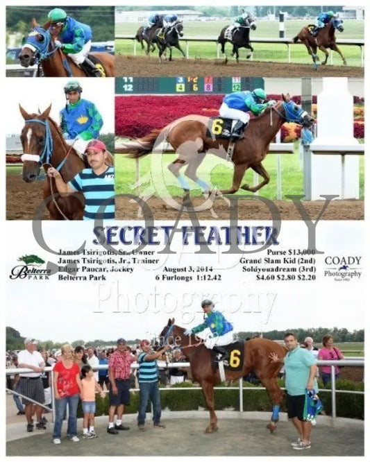 Secret Feather - 080314 Race 04 Btp Belterra Park