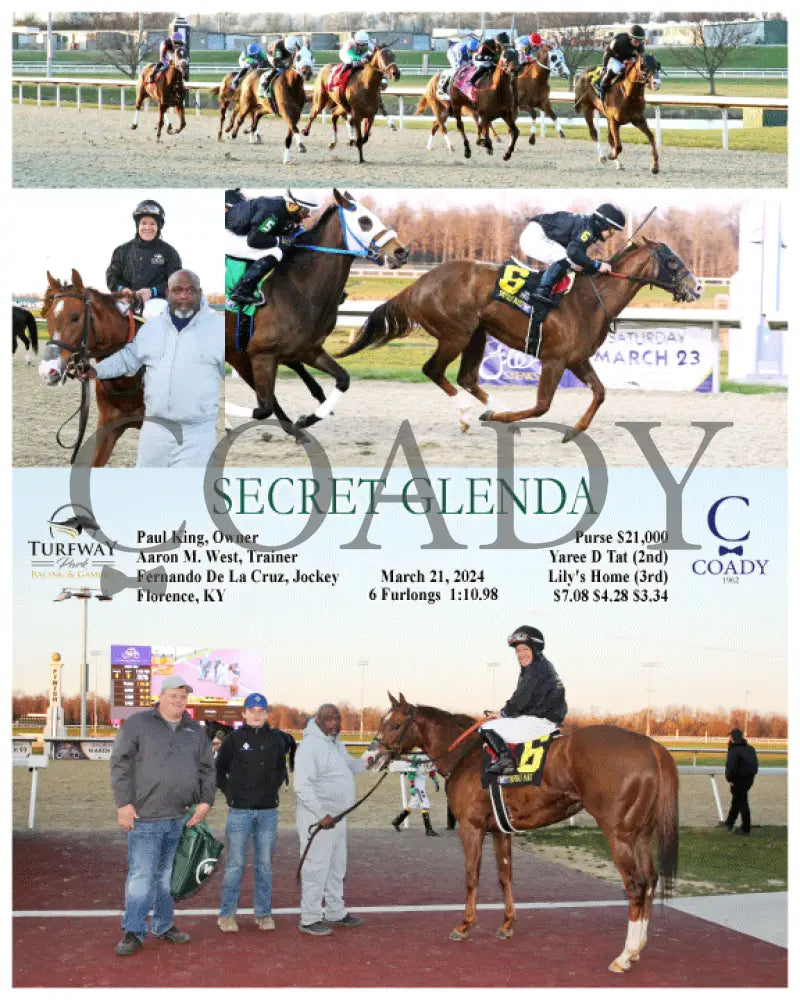 Secret Glenda - 03 - 21 - 24 R04 Tp Turfway Park
