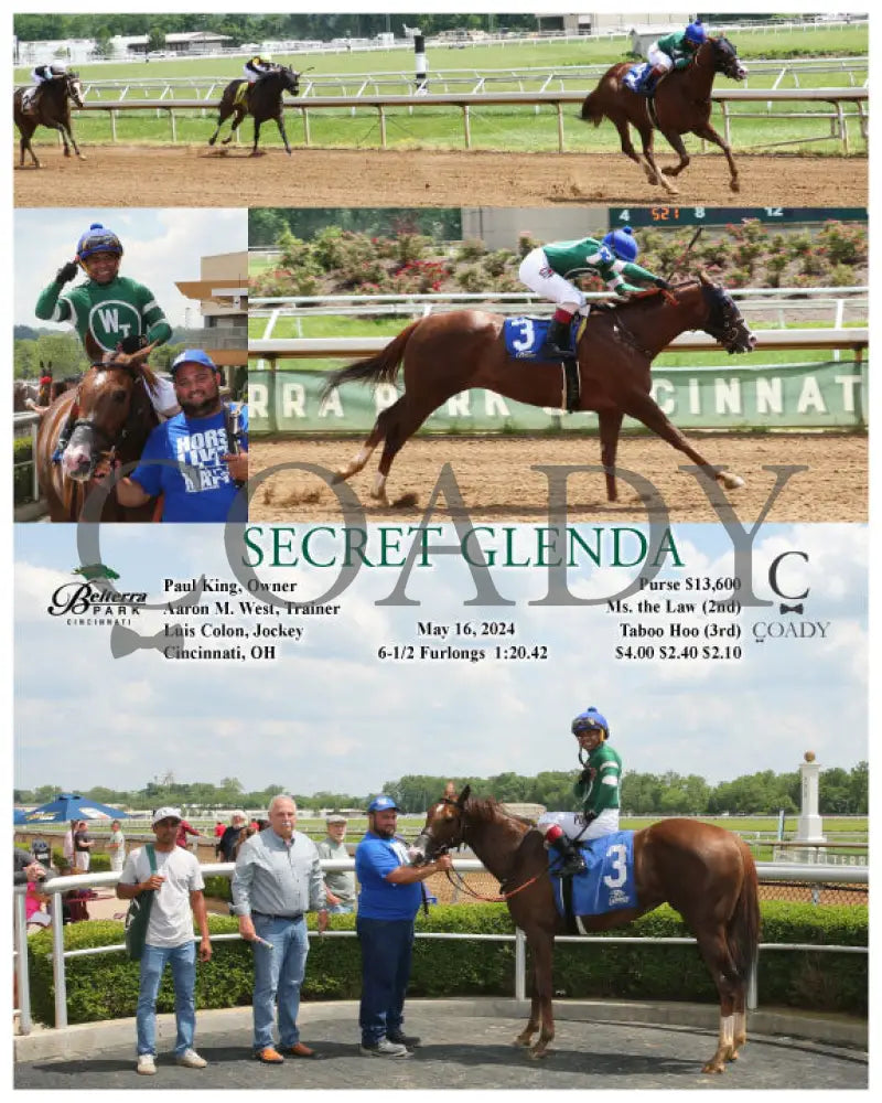 Secret Glenda - 05-16-24 R06 Btp Belterra Park