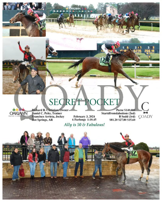 Secret Pocket - 02-03-24 R02 Op Oaklawn Park