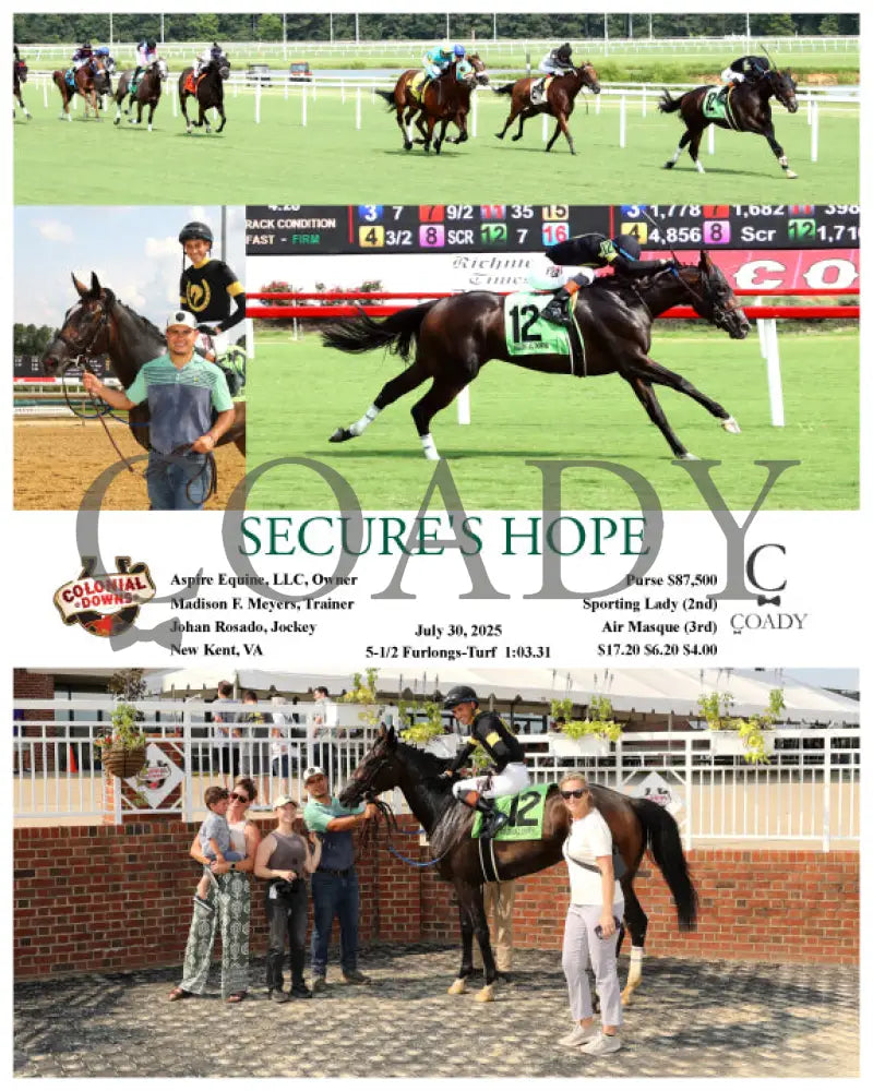 SECURE’S HOPE - 07-30-25 - R09 - CNL Colonial Downs