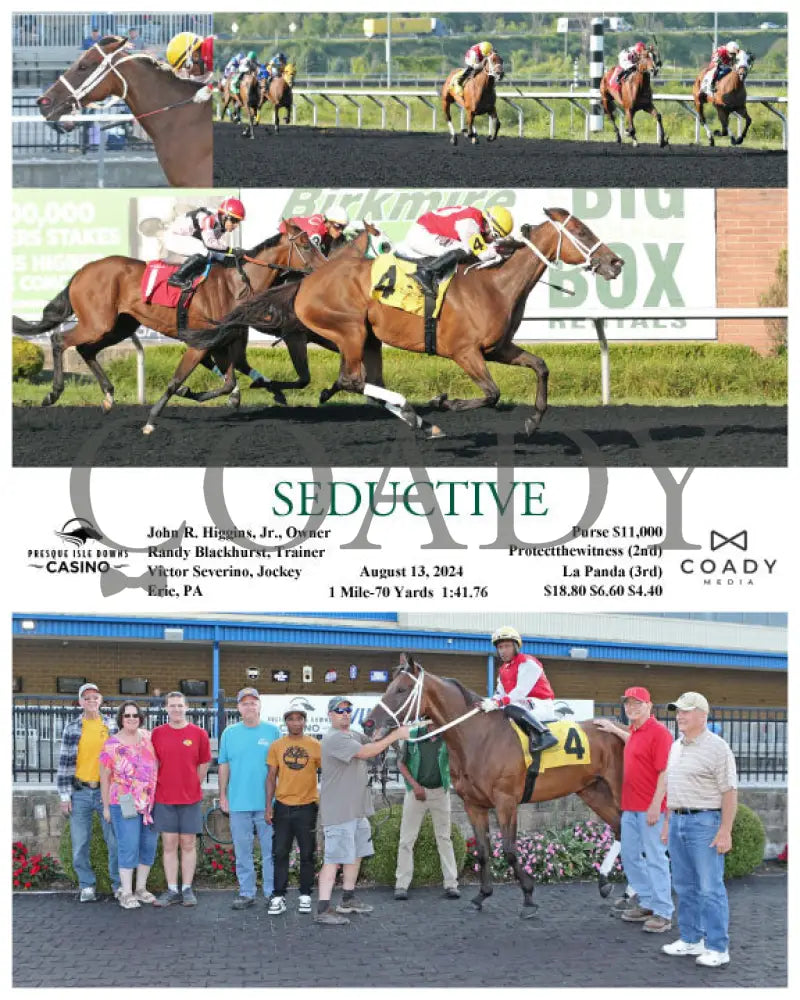 Seductive - 08-13-24 R08 Pid Presque Isle Downs