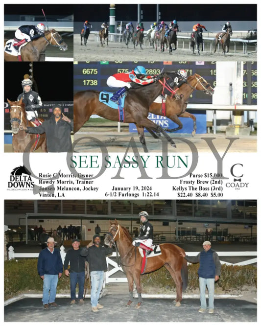 See Sassy Run - 01-19-24 R05 Ded Delta Downs