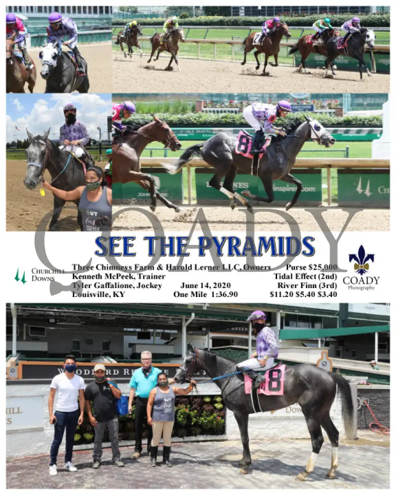 See The Pyramids - 06-14-20 R03 Cd Churchill Downs