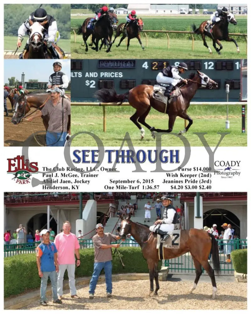 See Through - 090615 Race 01 Elp Ellis Park