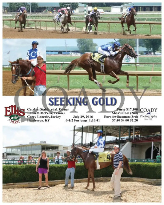 Seeking Gold - 072916 Race 03 Elp Ellis Park