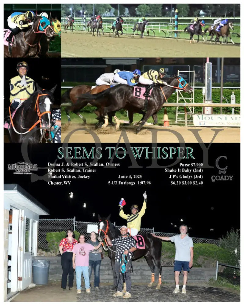 SEEMS TO WHISPER - 06-03-25 - R08 - MNR Mountaineer Park