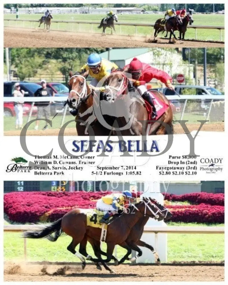 Sefas Bella - 090714 Race 03 Btp Belterra Park