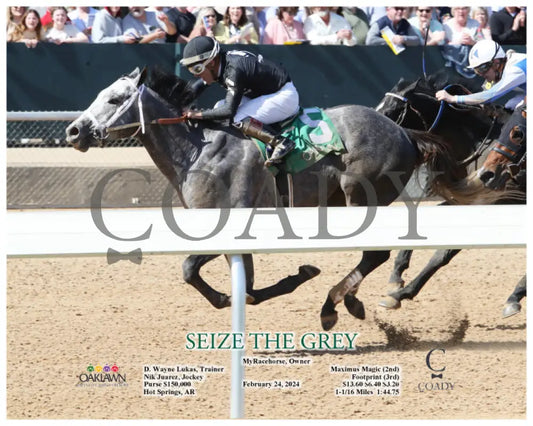 Seize The Grey - 02-24-24 R01 Oaklawn Park Action 4
