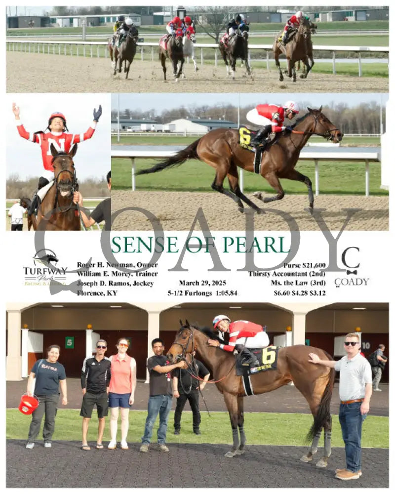 SENSE OF PEARL - 032925 - Race 01 - TP Turfway Park