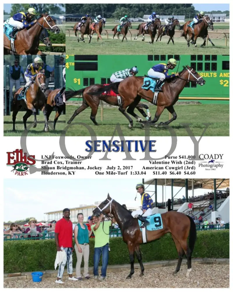 Sensitive - 070217 Race 08 Elp Ellis Park