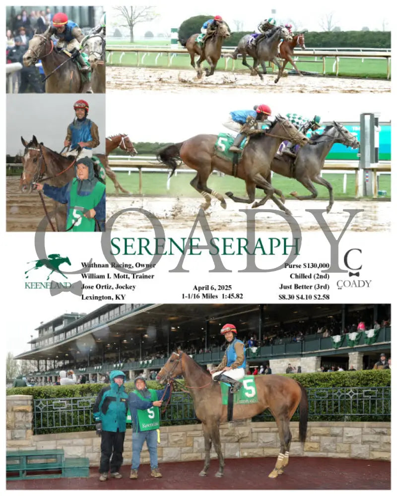 SERENE SERAPH - 040625 - Race 05 - KEE Keeneland