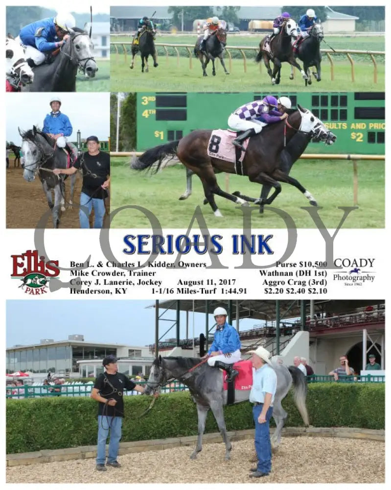 Serious Ink - 081117 Race 05 Elp Ellis Park