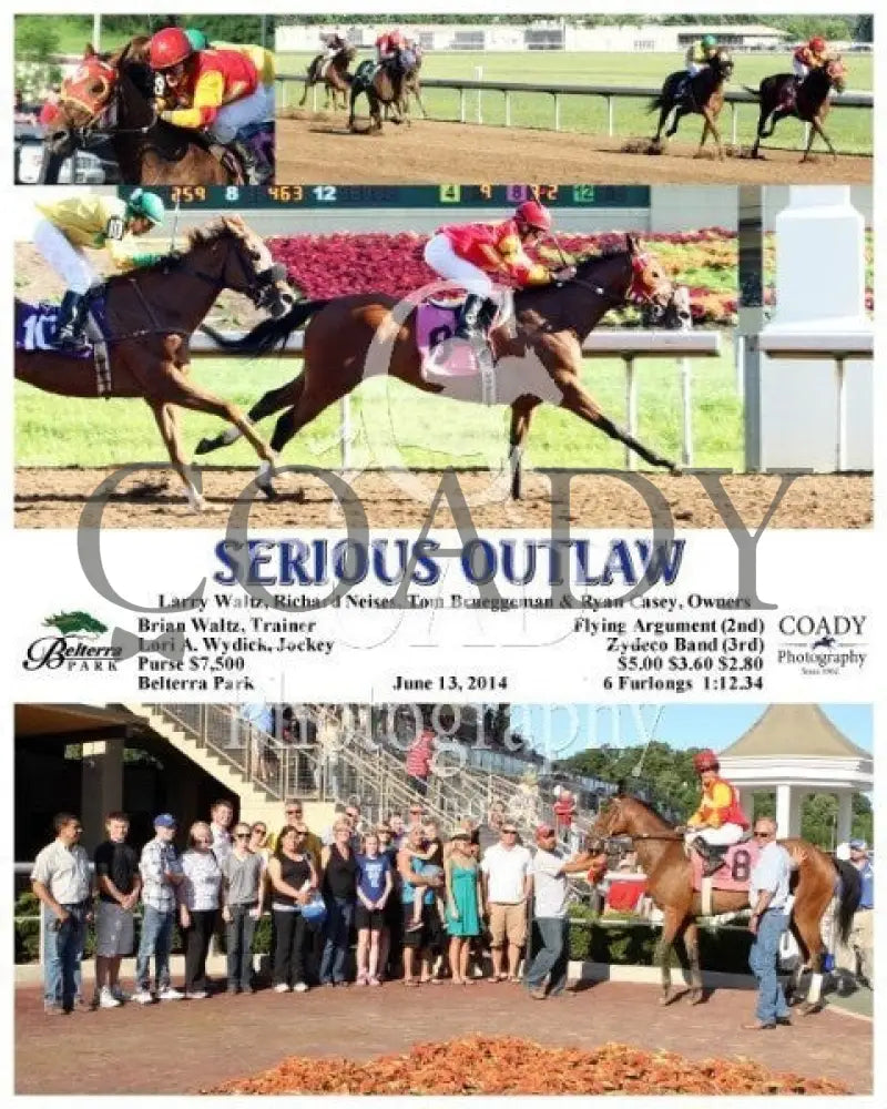 Serious Outlaw - 061314 Race 08 Btp Belterra Park