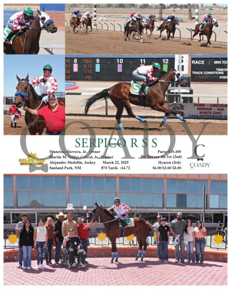 SERPICO R S S - 03-22-25 - R02 - SUN Sunland Park