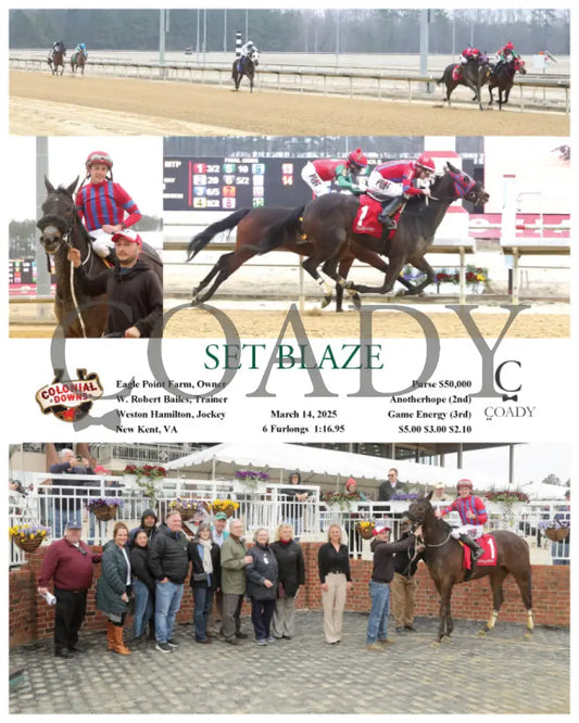 SET BLAZE - 031425 - Race 02 - CNL Colonial Downs