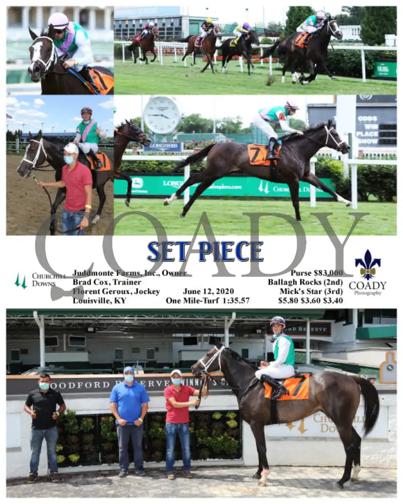 Set Piece - 06-12-20 R06 Cd Churchill Downs