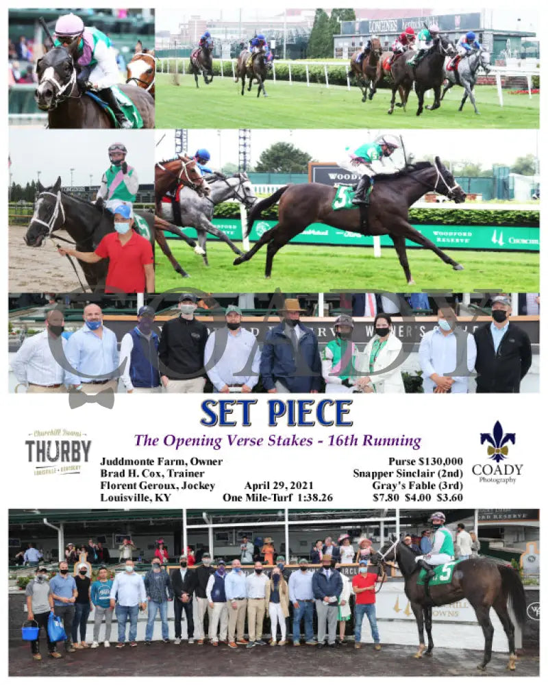 Set Piece - The Opening Verse Stakes 16Th Running 04-29-21 R08 Cd Churchill Downs