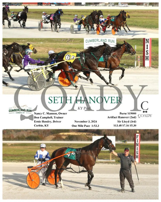 Seth Hanover - Ky Pref. 11-03-24 R10 Clr Cumberland Run