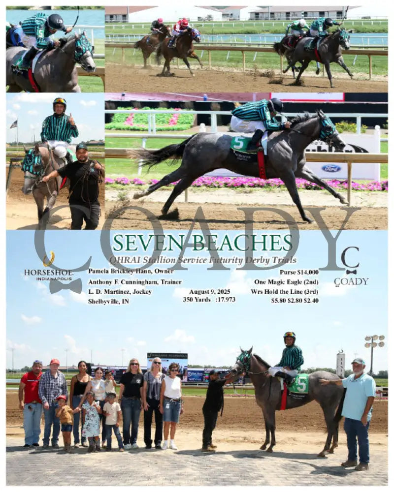 SEVEN BEACHES - QHRAI Stallion Service Futurity Derby Trials - 08-09-25 - R05 - IND Indiana Grand