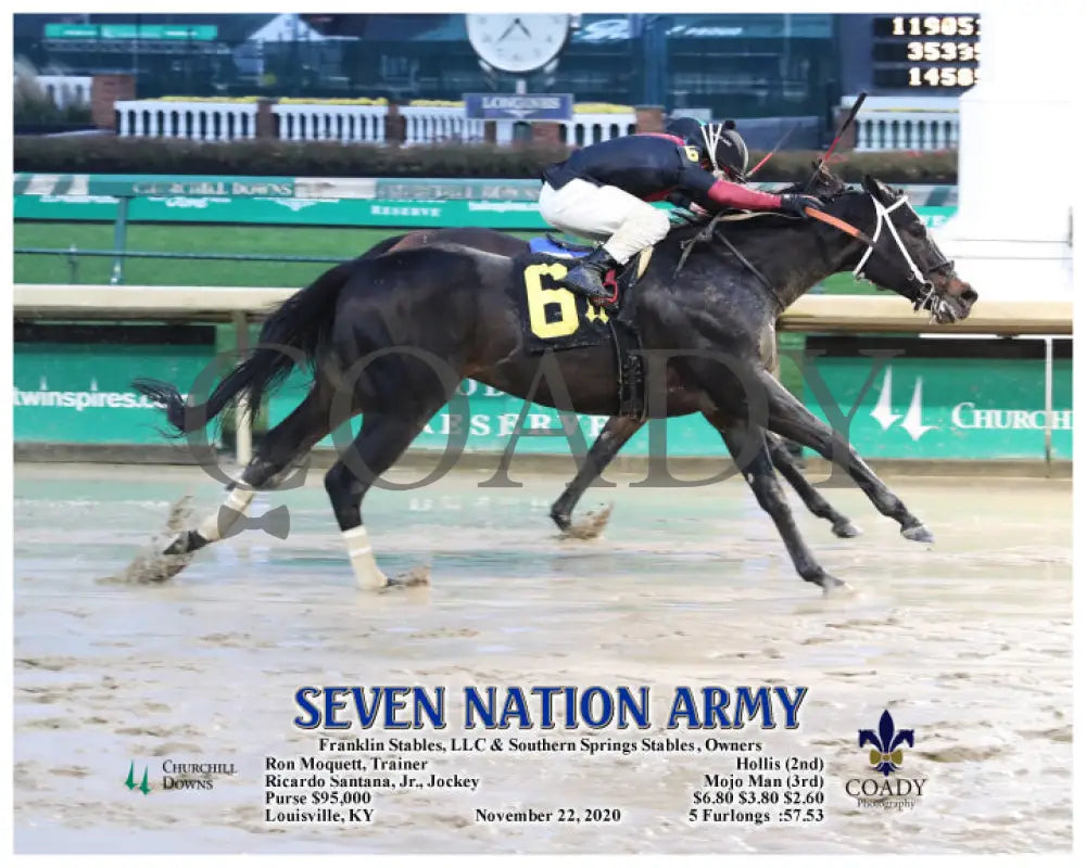 Seven Nation Army - 11-22-20 R08 Cd Action Churchill Downs