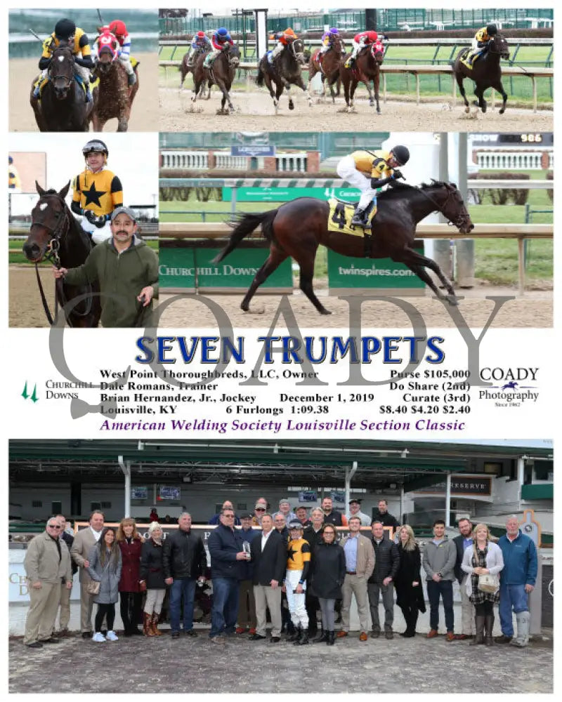 Seven Trumpets - 12-01-19 R06 Cd Group Churchill Downs