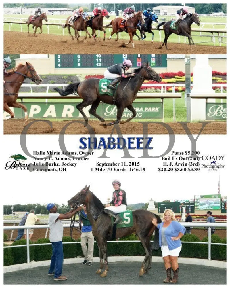 Shabdeez - 091115 Race 01 Btp Belterra Park