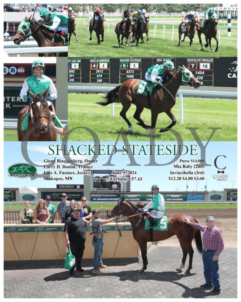 Shacked Stateside - 060924 Race 02 Cby Glenn Ringgenberg Owner Larry D. Donlin Trainer Luis A.