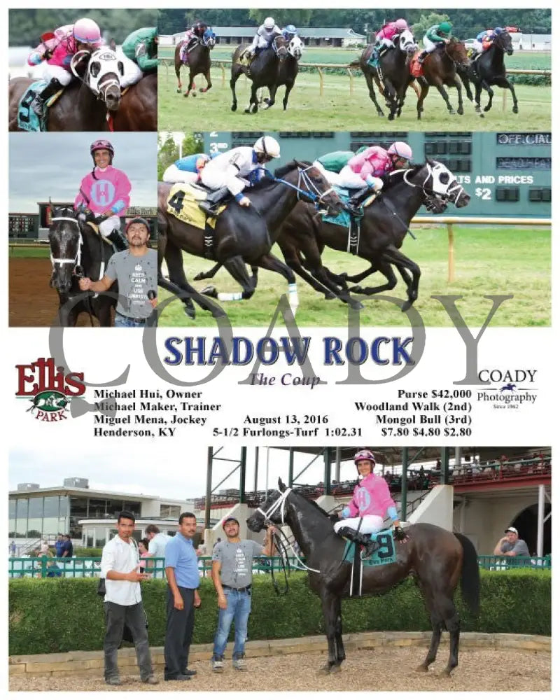Shadow Rock - 081316 Race 08 Elp Ellis Park