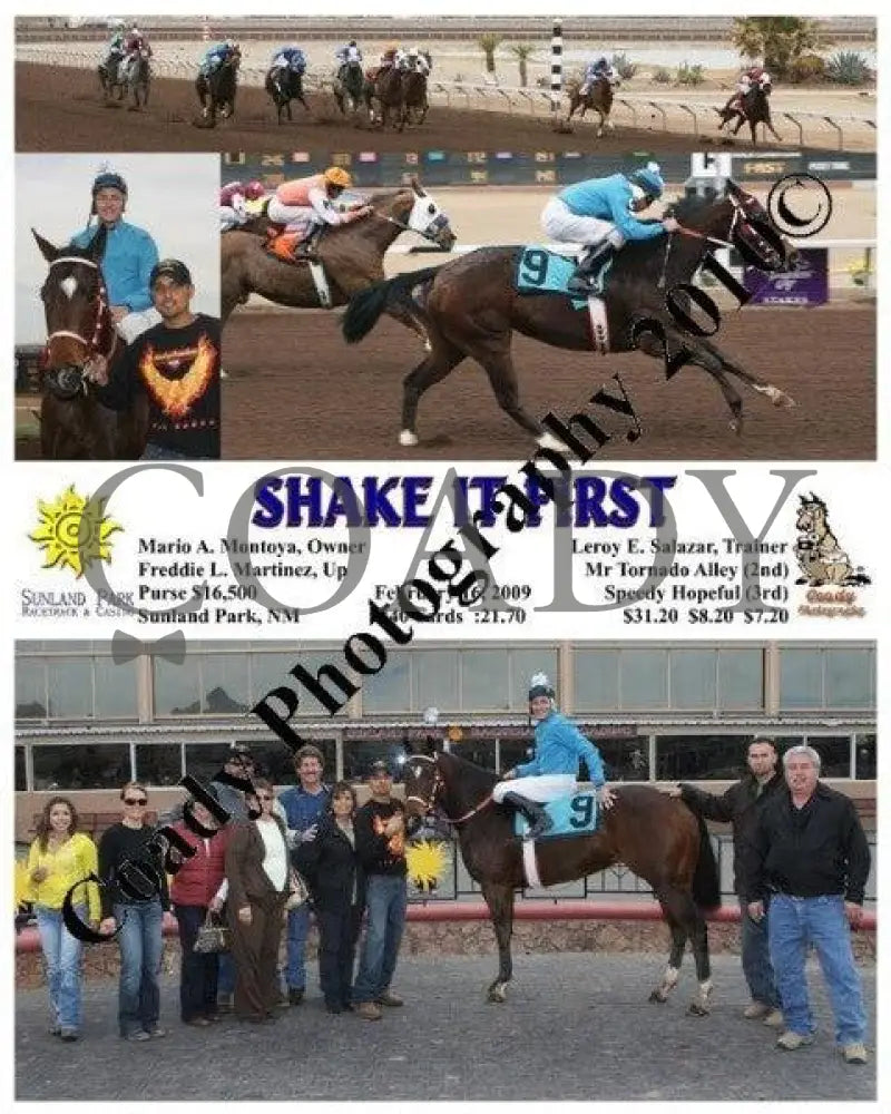 Shake It First - 2 16 2009 Sunland Park