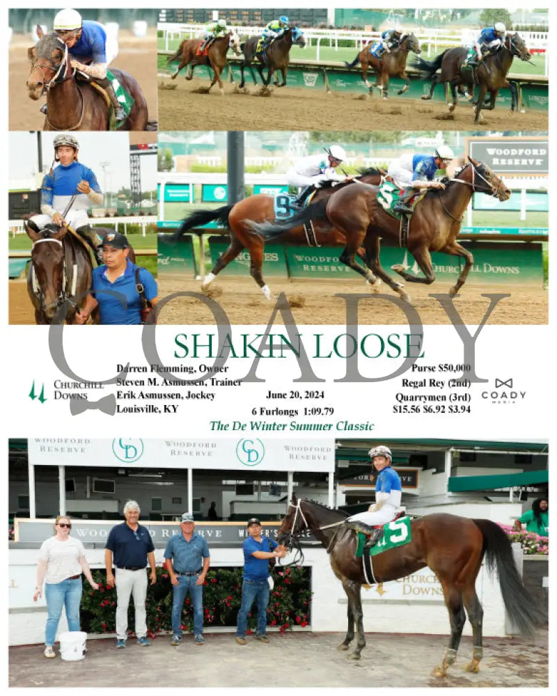 Shakin Loose - 06-20-24 R06 Cd Churchill Downs