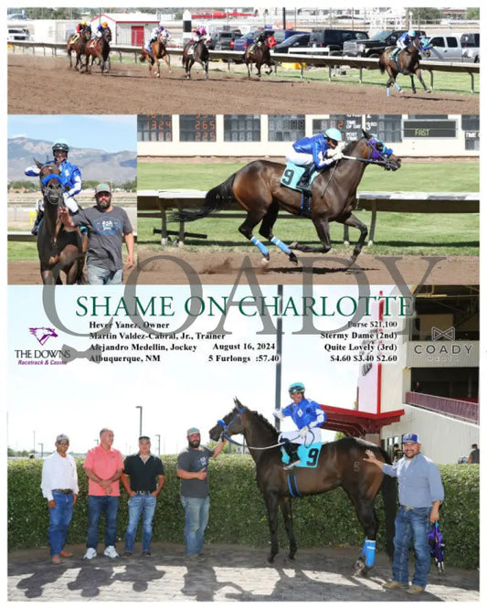 Shame On Charlotte - 08-16-24 R09 Alb Downs At Albuquerque