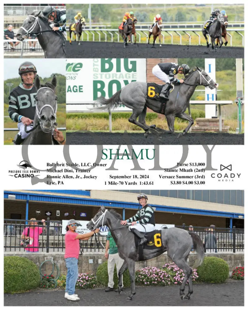 Shamu - 09-18-24 R01 Pid Presque Isle Downs
