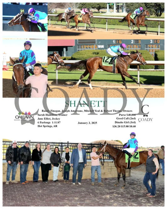 Shanett - 01-03-25 R06 Op Oaklawn Park