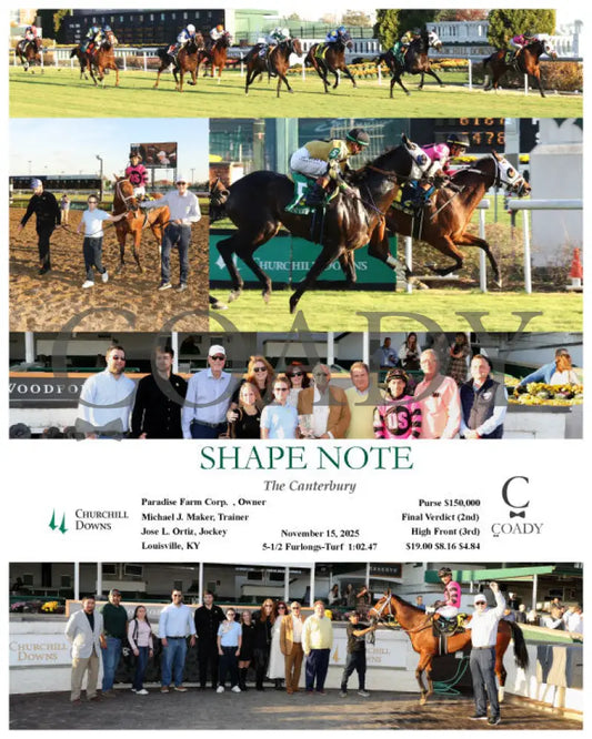 SHAPE NOTE - The Canterbury - 11-15-25 - R08 - CD - Coady Media - Kurtis Coady Photography