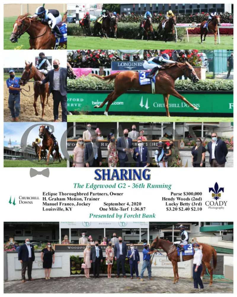 Sharing - The Edgewood G2 36Th Running 09-04-20 R09 Cd Churchill Downs