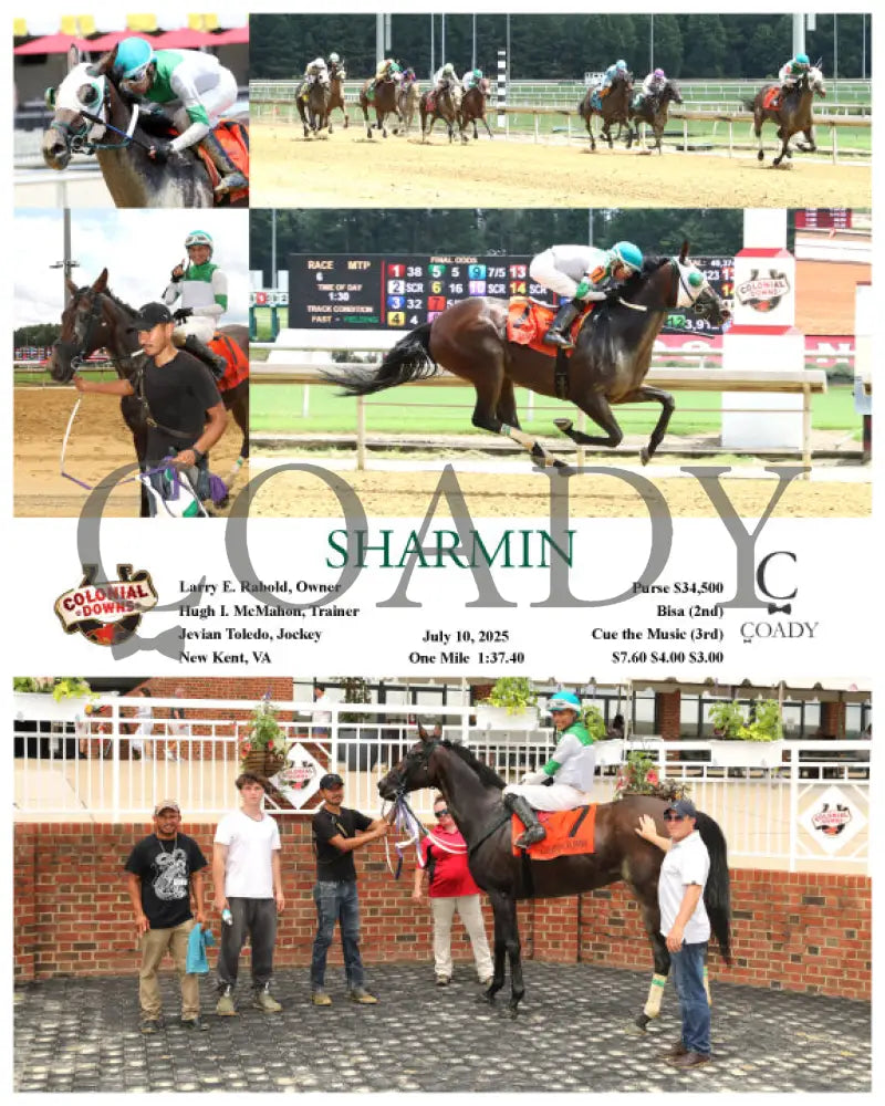 SHARMIN - 07-10-25 - R06 - CNL Colonial Downs