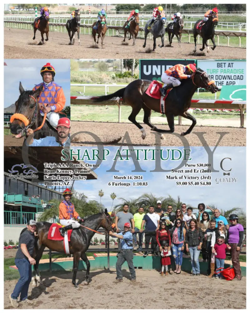 Sharp Attitude - 03 - 14 - 24 R03 Tup Turf Paradise