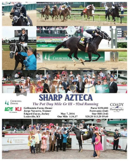Sharp Azteca - 050716 Race 10 Cd Churchill Downs