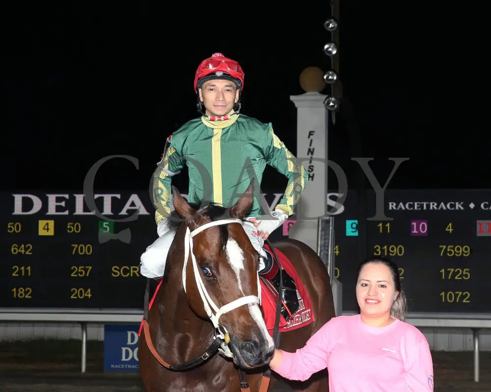 Sharp Charlie - La Bred Premier Ragin Cajun Starter 02-03-24 R11 Delta Downs Return Shot